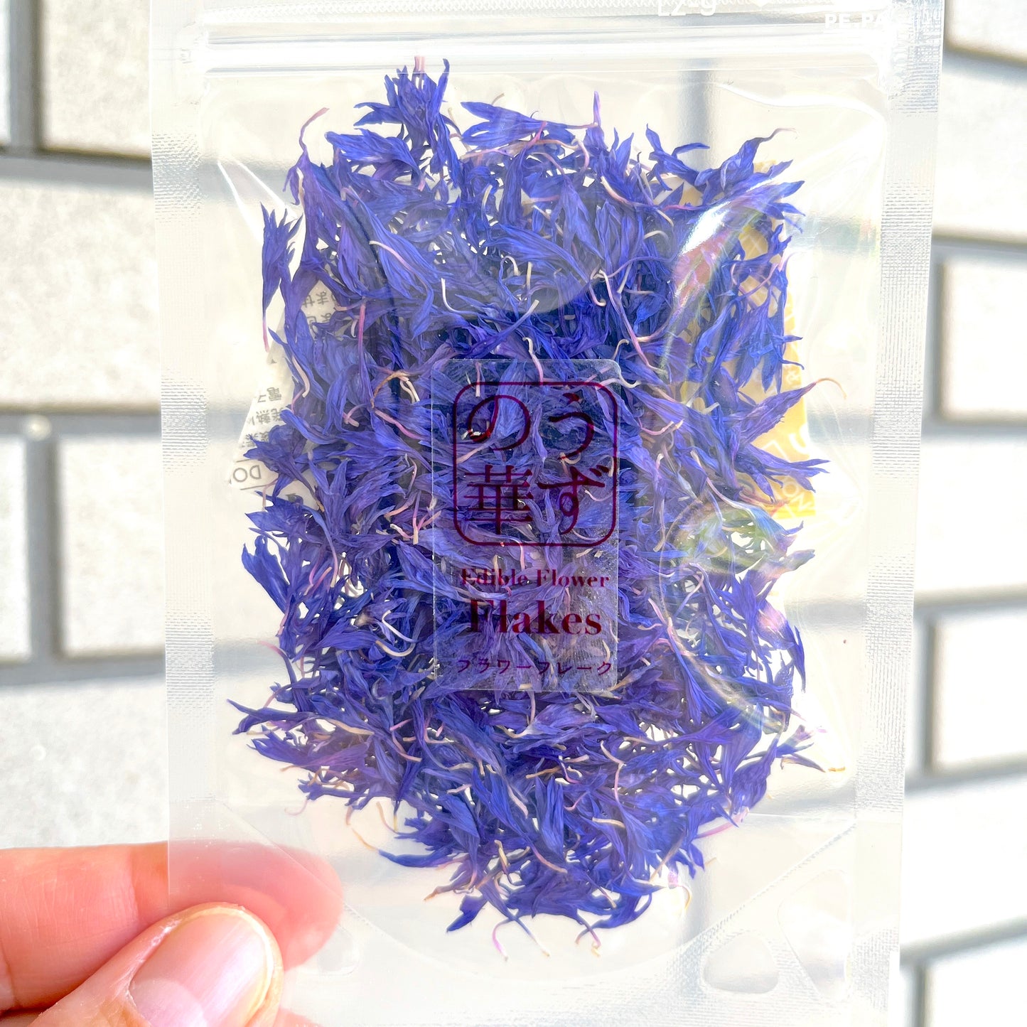 【送料無料】うずの華 食べるおしばな フラワーフレーク コーンフラワー・0.8g